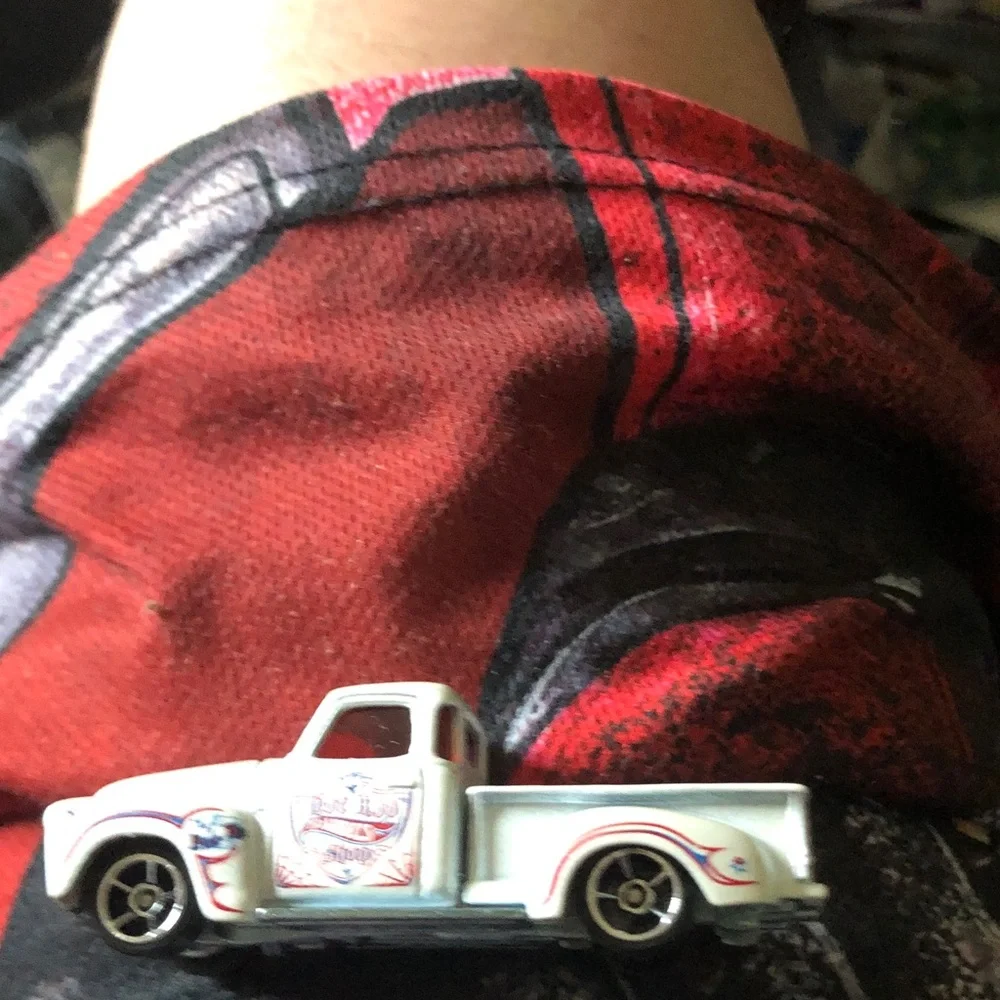 White Kids Toy Truck - Classic Die-Cast Vehicle